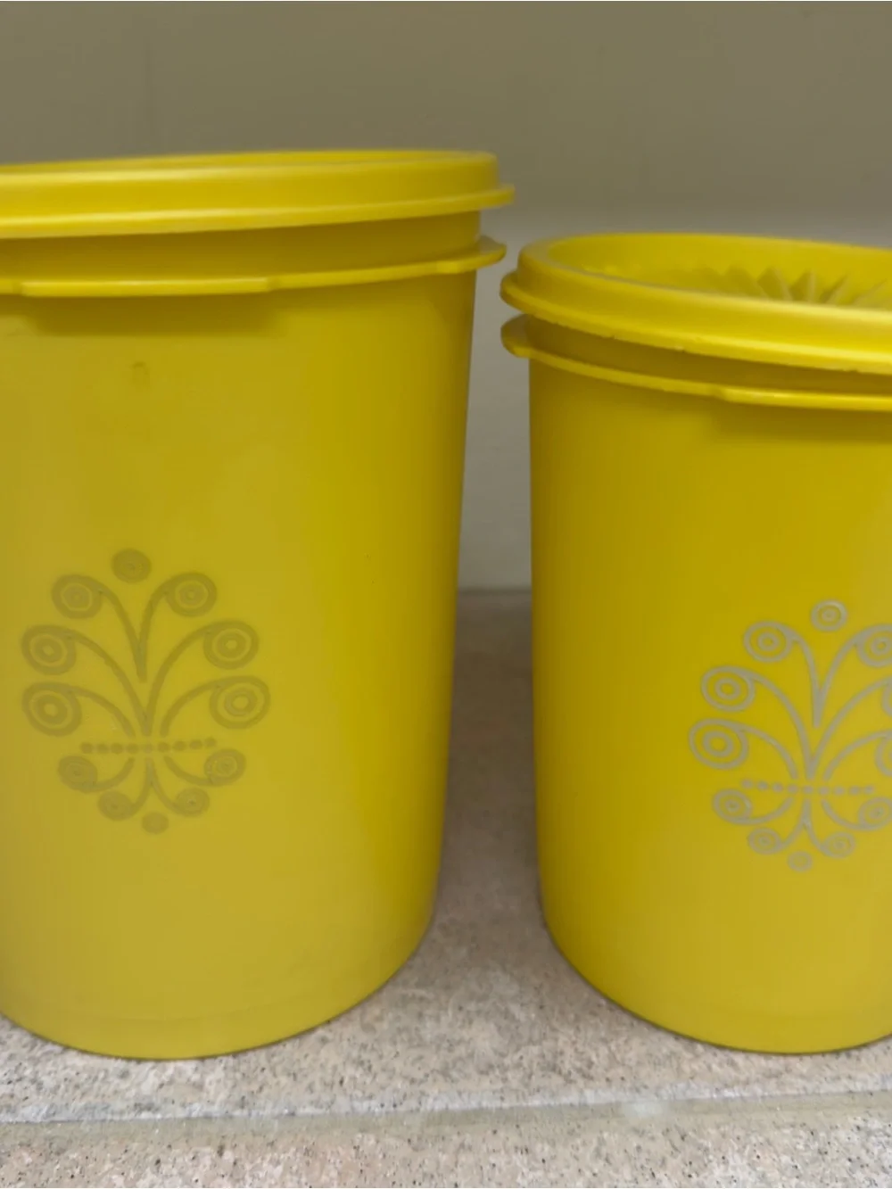 Tupperware two canisters